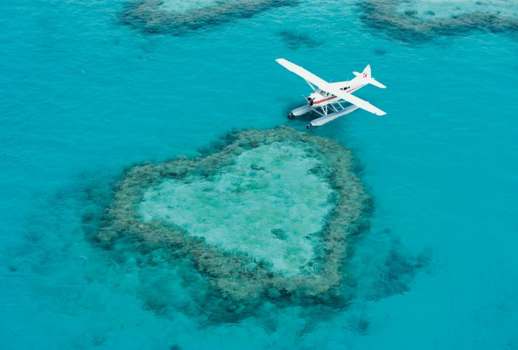 昆士兰州，心形礁，圣灵群岛航空公司水上飞机 © 圣灵群岛航空公司水上飞机版权所有
