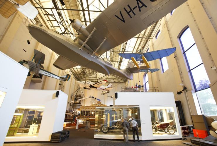 新南威尔士州，悉尼，电力博物馆的飞机展 © 新南威尔士州旅游局，James Horan 版权所有