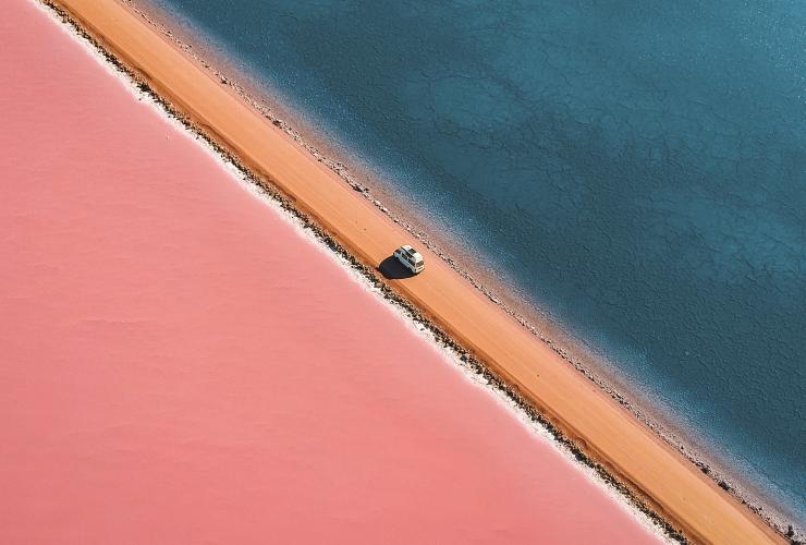 艾尔半岛，俯瞰视角下的麦克唐奈尔湖 © Lyndon O'Keefe 版权所有