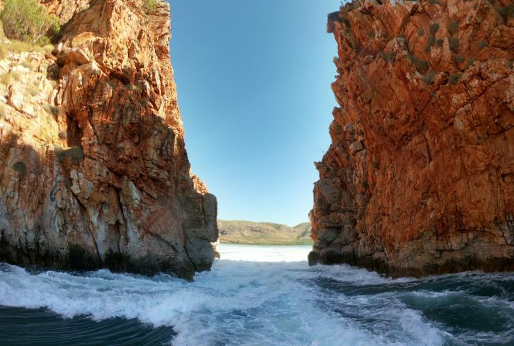 西澳大利亚州，金伯利，塔尔博特湾，水平瀑布 © GoPro/澳大利亚旅游局版权所有