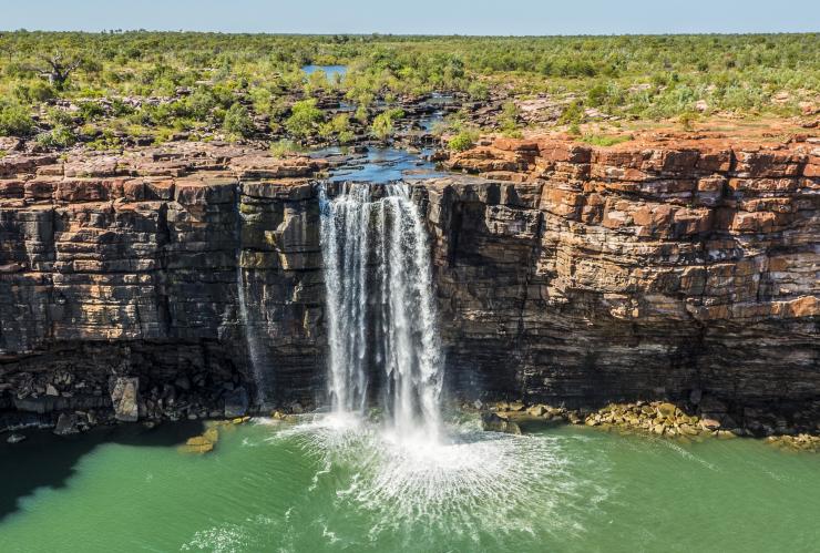 西澳大利亚州，金伯利，乔治王瀑布 © 澳大利亚旅游局版权所有