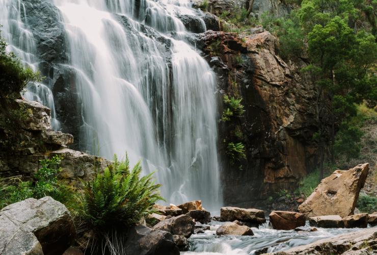 维多利亚州，格兰屏国家公园，麦克肯兹瀑布 © 维多利亚州旅游局版权所有
